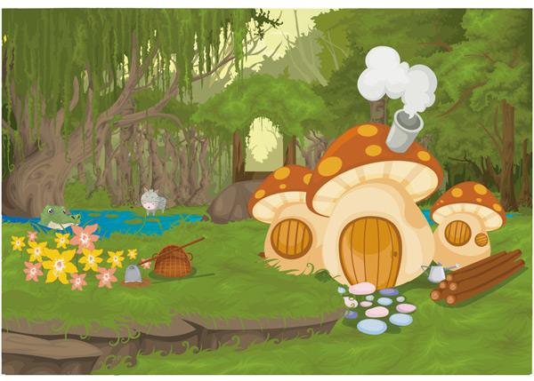 房顶上的大蘑菇的故事