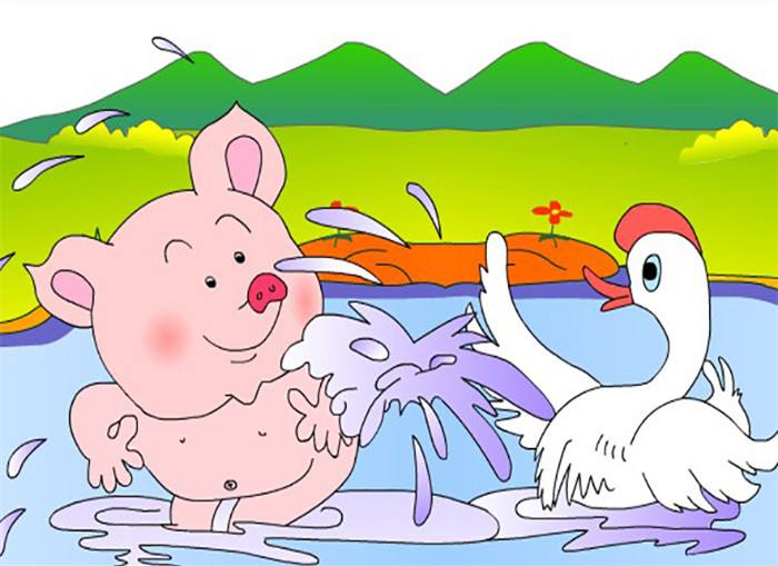 小猪泡泡爱洗澡的故事2